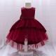 Colorful Soft Ruffles Lace Baby Princess Dresses for 12 Years Old