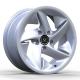 6061-T6 1 Piece Forged Wheels Rims With 5x112 PCD Pattern Finish Silver