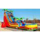 Factory Price Customized Inflatable Water Slide Inflatable Pool With Slide Red