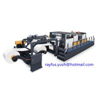 Rotary Sheeter Stacker Paper Roll To Sheet Cutting Machine Dual Roll High Efficiency