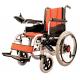 250W Electric lightweight folding power wheelchair 6km/h ISO With Brushed Motor