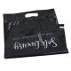 13x17 Black poly mailers with die-cut handle,plastic handle carry bags, handle plastic bags,mailing bag with handle