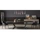 Simple Style Light High-end Import Rectangular Ceramic Marble Dining Table