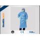 Sbpp Blue Disposable Isolation Gowns S-6XL Thumb Loops Garments  In AAMI Level 1,2,3​