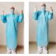 Elastic Cuff SMS Isolation Gown , Disposable Isolation Clothing Silicone Free