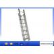 Aluminum alloy telescopic ladder , straight ladder for 4-8m for line construction