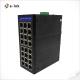 Din Rail Managed Poe Switch 16 Port 10/100/1000t 802.3at To 8 Port 10/100/1000t