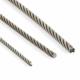 ASTM 304 316 316L Stainless Steel 1X19 Strand Wire Rope 0.8mm 1mm 2mm 3mm for OEM