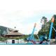 Commercial Aqua Park Equipment Thrilling Cannon Ball Water Slide , 180 Rider / H Capicity