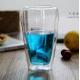 Borosilicate double wall glass handmade  500ml big glass cup with handle and lip clean Heat-resisting glass cup