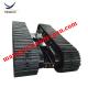 Hydraulic crawler steel track undercarriage system for mobile crusher drilling rig mini excavator