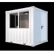 Corten Steel Mini Cube Shipping Container 8ft White Easy Operation Industrial