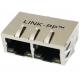 Dual 10/100 Base Multi-Port RJ45 Modular Plug Cat6 62F-1306GGD2NL ODM