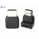 HDMI Coupler Right Angle Adapter 90 Degree Male to Female for HDTV Laptop PS4 PS5 Xbox