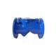 Ductile Iron Rubber Flapper Check Valve Flanged Swing Check Valve