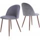 Velvet Upholstered Kitchen Chairs Modern Accent Leisure Chairs With Metal Legs