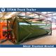 Customized oil tank trailer 4mm 5mm 6mm tank thickness , semi truck trailer