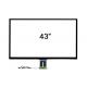 43 PCAP Multi Touch Panel Screen With ILITEK2315 USB Controller