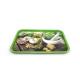 printed rectangular food tin trays