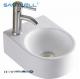AB8197 White Color Above Counter Basin top modern lavamanos hand wash ceramic basin bathroom sink art basin