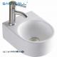 AB8197 White Color Above Counter Basin top modern lavamanos hand wash ceramic basin bathroom sink art basin