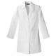 100% Cotton White White Laboratory Coat Long Sleeve Acid Resistant For Doctors