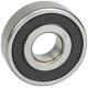 Deep Groove sealed Ball Bearing,6303-2RS 17X47X14MM chrome steel black color