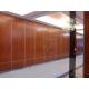 Office Sound Proof Partition Wall , Melamine Surface Sliding Folding Acoustic Room Dividers