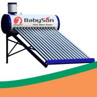 Pre Heated Vacuum Tube Solar Hot Water Heater System Non Welding