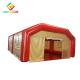 White Red Pvc Blow Up Event Shelter , Moveable Temporary Outdoor Shelter