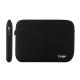 Durable Black 15.6 Inch Laptop Carrying Case Sleek Design Shockproof