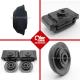Compact Rubber Engine Mounts Parts High Tensile Strength Easy Installation
