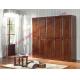 Open Doors Wardrobe in Solid Wood Bedroom Furniture Sets