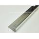Decorative  Aluminium Tile Edge Trim , Silver Straight Edge Square Metal Tile Trim Profiles 11mm