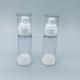 White Transparent Acrylic Airless Bottle 15 30 50ML