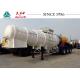 Heavy Duty 3 Axles Acid Tanker Trailer High Tensile Carbon Steel Body Material