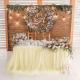 Anti Wrinkle Soft Baby Shower Tulle Table Skirt Decorations CE Approved