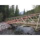 High Load Capacity Steel Bailey Bridge with Low Maintenance Galvanized Surface Treatment