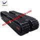 Hydraulic crawler rubber track undercarriage system for mobile crusher drilling rig mini excavator