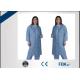 5 Layer Anti Static Disposable Lab Coats Tear Resistant With Zip Closure