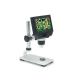 digital microscope 600X USB  4.3inch HD LCD 3.6MP with metal track stand