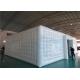 White Advertising Airtight Inflatables Cube Tent For Big Event Occasion
