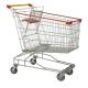 4 Wheel Q235 Steel Folding Push Shopping Trolley For Supermarket Grocery