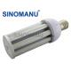 Dimmable Silver Corn Cob Light Bulbs , 8700LM Post Top Street LED 360 Degree