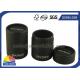 Personalized 3 Pieces Black Rigid Paper Cans Packaging Fancy Cylinder Gift Boxes