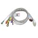 GE Marquette EKG Cable 10 Leads Gray Color Compatible Stable