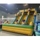 0.55mm PVC Water Slide Jumping Castle Inflatable Double Slides 8mL*6mW*6mH