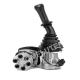 Crawler Excavator Pilot Valve Hydraulic Joystick Assembly Silver Color