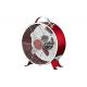 9 Inch Quiet Retro Electric Fan , 2 Speed Decorative Metal Desk Fan