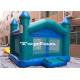5m Indigo Inflatable Turret Castle Bouncer With Mash Window For Family Party